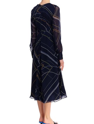 Синее платье SPORTMAX: фото 2 - Invogue